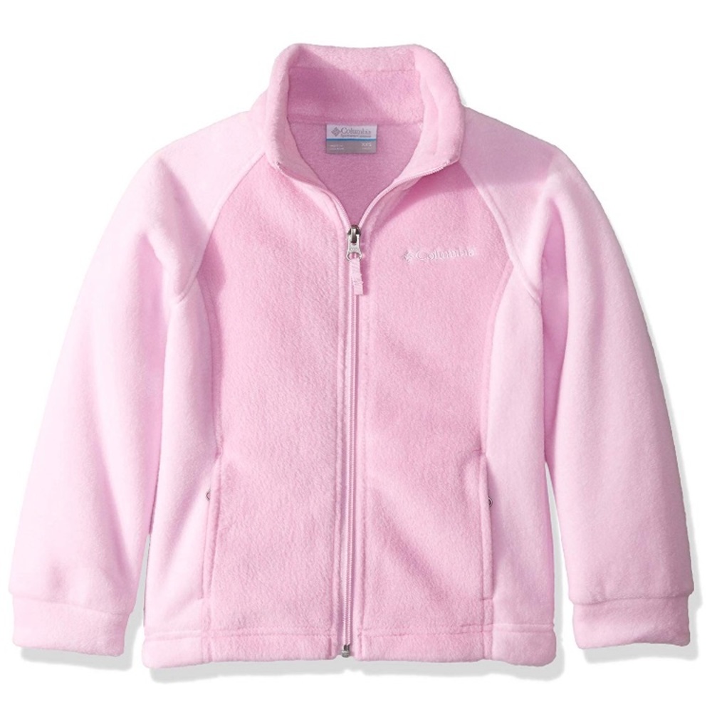 Pink Columbia fleece jacket 6-12 month!
